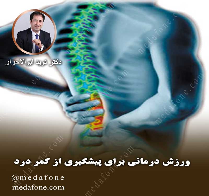 مقاله: ورزش درمانی برای پیشگیری از کمر درد